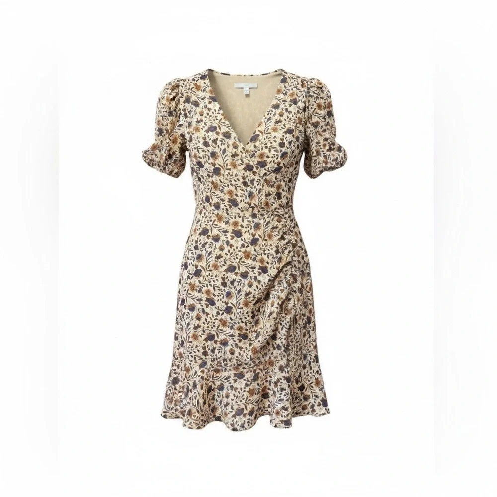 LOFT Floral Wrap Dress – Size 6 - Picture 1 of 6